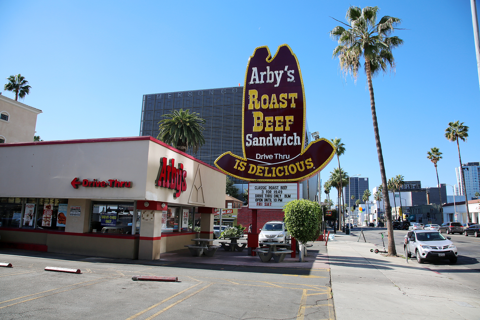 arbys store with original sign - arbys lawsuit for false advertising - the russo firm